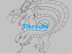  darachi dragon fuzzy horn mane scales snake tongue 