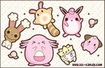  buneary chansey cleffa pokemon sentret togepi wigglytuff xd 