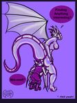  anal anus bat bat_(shape) border breasts butt buttcheeks cheeks dialog dragon english_text female gloom_character gloomthebat invalid_tag mammal presenting presenting_hindquarters purple purple_background purple_theme raised_tail reptile scalie smelly stink text vorarephilia vore wings worship 