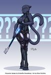  ? big_breasts black_fur black_skin breasts claws cleavage clothed clothing collar eltonpot feline female fur hindpaw jacket leather leather_pants legwear lena_panthera looking_at_viewer mammal panther paws purple_eyes solo standing sword thighs tight_clothing toeless_socks weapon wide_hips 
