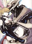  blonde_hair breast_fondling breasts bundog collar elbow_gloves female fondling general_grievous gloves hair lagomorph legwear machine male mammal mechanical pussy rabbit robot rubber star_wars stockings straight toeless_socks 