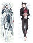  black_hair butler detached_sleeves highres hood male male_focus placido red_eyes silver_hair yu-gi-oh! yuu-gi-ou_5d&#039;s yuu-gi-ou_5d's 