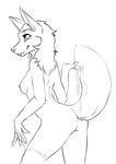  animated anthro breasts canine clothing cute dog ear_piercing facial_piercing female fox hair husky mammal navel_piercing nipples nnecgrau nude panties piercing pose smile underwear wolf young zoe 