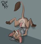  aroused australia balls bottomless clothed clothing cum disney half-dressed jake jake_(the_rescuers) kangaroo_rat male mammal penis rescuers_down_under rodent rotten_robbie the_rescuers 