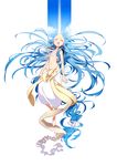  aladdin_(magi) bad_id bad_pixiv_id bandages barefoot blue_hair closed_eyes dalc_rose full_body jewelry long_hair magi_the_labyrinth_of_magic midriff necklace open_mouth sarashi very_long_hair 