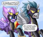  charger_(mlp) comic dialog english_text equine female feral friendship_is_magic horse male mammal my_little_pony pegasus pluckyninja pony rainbow_dash_(mlp) shadowbolts_(mlp) starry_skies_(mlp) text timber_(artist) wings 