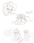 black_and_white blush bonbon_(mlp) bottle couple cutie_mark dialog english_text equine female feral friendship_is_magic group horn horse joey-darkmeat looking_at_viewer lyra_(mlp) lyra_heartstrings_(mlp) mammal monochrome my_little_pony oh_you pinkie_pie_(mlp) plain_background plushie pony spin_the_bottle text trixie_(mlp) twilight_sparkle_(mlp) unicorn white_background 