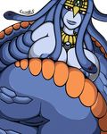  big_butt big_lips breasts butt canastus deity female goddess jewelry looking_back monster monster_girl naga necklace nipples nude pussy reptile scalie snake tiara vennominaga_the_deity_of_poisonous_snakes yu-gi-oh yu-gi-oh! 