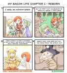  4koma ambiguous_gender anthro baby comic death deity female forced greenteaneko humanoid humor male mammal open_mouth orc pig pointy_ears porcine rape reincarnation smile toony young 
