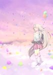  bad_id bad_pixiv_id balloon bare_shoulders blue_eyes boots braid cloud ia_(vocaloid) long_hair open_mouth single_thighhigh skirt smile solo thighhighs twin_braids ume_(plumblossom) very_long_hair vocaloid 