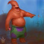  clothing hook ice_cream male nightmare_fuel patrick_star realistic scary shorts soupandbutter spengbab spongebob_squarepants starfish what what_has_science_done worm 