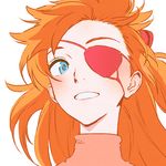  ammi blue_eyes evangelion:_3.0_you_can_(not)_redo eyepatch face neon_genesis_evangelion orange_hair rebuild_of_evangelion shikinami_asuka_langley smile solo souryuu_asuka_langley turtleneck wind 