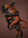  caracal cat cuddling cute duo feline limizuki male mammal 