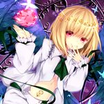  bad_id bad_pixiv_id beatmania beatmania_iidx blonde_hair bug butterfly halo hand_to_own_mouth homaderi insect male_focus mars_symbol navel otoko_no_ko pink_eyes rche_(beatmania) solo star 
