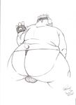  balls big_butt butt dirtymutt fat_ass fat_butt fatass male mammal morbidly_obese overweight pig porcine 