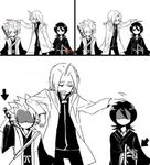  2boys bleach crossover edward_elric fullmetal_alchemist hitsugaya_toushirou kuchiki_rukia multiple_boys paku_romi seiyuu_connection 