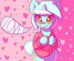  clothing equine female feral friendship_is_magic green_hair hair hearts horn lyra_(mlp) lyra_heartstrings_(mlp) mammal mewball my_little_pony solo sweater unicorn yellow_eyes yelow_eyes 