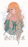  aqua_eyes bad_id bad_pixiv_id blonde_hair copyright_name expressionless gosick hair_over_one_eye k27d long_hair pipe smoke solo traditional_media very_long_hair victorica_de_blois watercolor_(medium) 