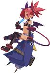  :p anklet arm_strap arm_support bandeau bangs bat_wings belt belt_pouch bird black_choker black_footwear black_legwear black_skirt blush_stickers boots bracelet buckle choker crossed_legs demon_girl demon_tail demon_wings disgaea earrings elbow_gloves etna flat_chest food from_side full_body gloves hair_between_eyes hair_tie hand_on_another's_head harada_takehito high_heel_boots high_heels holding holding_food ice_cream jewelry looking_at_viewer makai_senki_disgaea_2 mini_wings miniskirt navel o-ring o-ring_choker official_art on_head pencil_skirt penguin person_on_head platform_footwear platform_heels pointy_ears popsicle pouch prinny profile red_eyes red_hair short_hair short_pointy_ears short_twintails side_slit simple_background sitting sitting_on_head sitting_on_person skirt skull skull_earrings slit_pupils spiked_hair standing strapless studded_bracelet tail thigh_boots thighhighs tongue tongue_out twintails white_background white_belt wings 