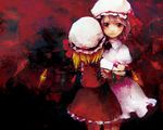  back flandre_scarlet hug multiple_girls remilia_scarlet rin_(royal) siblings sisters touhou 