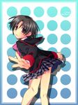  bob_cut crossdressing highres little_busters! male_focus naoe_riki otoko_no_ko plaid plaid_skirt satomi_yoshitaka school_uniform short_hair skirt solo 