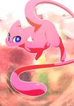  legendary_pok&#233;mon mew nintendo pink pink_body pok&#233;mon pok&eacute;mon purple_eyes solo sunibee video_games 