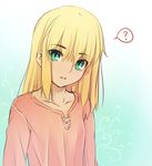 ? blonde_hair casual fate/apocrypha fate_(series) green_eyes hair_down long_hair mordred_(fate) mordred_(fate)_(all) solo tusia 