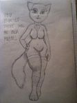  breasts cat feline female talking_angela thigh_highs unknown_artist 