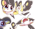  2017 emolga nettsuu nintendo open_mouth pok&eacute;mon pok&eacute;mon_(species) simple_background video_games 