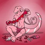  aggrobadger briefs hearts lizard male reptile scalie solo super_gay toned topless underwear 