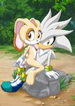  anal_beads anthro breasts brown_eyes butt cream_the_rabbit cub duo female hedgehog lagomorph looking_at_viewer male mammal nipples nude palcomix rabbit sega sex sex_toy silver_the_hedgehog sonic_(series) straight video_games white yellow_eyes young 