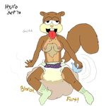  breasts diaper drooling f&aelig;ces hydroftt orb_of_confusion saliva sandy_cheeks scat spongebob_squarepants urine 