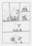  chibineco chubby comic fundoshi greyscale hi_res japanese_text kemono male monochrome nintendo pok&#233;mon pok&eacute;mon shinji text translation_request underwear video_games zangoose 