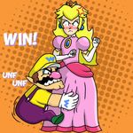  ! angry beige_skin bite black_eyes blonde_hair blue_eyes brown_hair button clothing crown dress dry_bone ear_piercing english_text female footwear frown game_grumps gloves grasp hair headgear holding human humor irritated jewel jewelry long_hair looking_down mad male mario_bros nintendo orange_background overalls overweight piercing pink_nose plain_background princess princess_peach raised_arm raised_leg royalty shadow shiny shirt shoes short_hair standing teeth text unknown_artist video_games wario 
