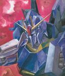  gundam highres mecha no_humans solo zeta_gundam zeta_gundam_(mobile_suit) 