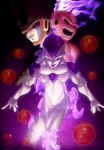  :d cell_(dragon_ball) dragon_ball dragon_ball_(object) dragon_ball_z frieza limandao majin_buu male_focus multiple_boys no_humans open_mouth smile teeth v-shaped_eyebrows 