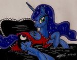  butt equine female feral friendship_is_magic horn mammal my_little_pony newyorkx3 night_shirt princess_luna_(mlp) winged_unicorn wings 