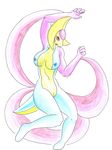  anthrofied blue_nipples breasts cresselia female legendary_pok&#233;mon looking_at_viewer nintendo nipples nude open_mouth pink_eyes pinup pitch-black-crow plain_background pok&#233;mon pok&#233;morph pok&eacute;mon pose pussy solo video_games white_background 