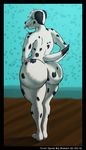  ambiguous_gender big_butt blue_eyes bobert butt canine dalmatian dog looking_at_viewer looking_back mammal nude wide_hips 
