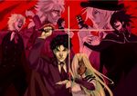  6+boys alucard_(hellsing) alucard_(hellsing)_(cosplay) cosplay costume_switch crossover dio_brando hellsing integra_hellsing jojo_no_kimyou_na_bouken jonathan_joestar kabane_(follabi) multiple_boys multiple_girls rapier robert_eo_speedwagon saber_(weapon) seras_victoria sword walter_c_dornez walter_c_dornez_(cosplay) weapon will_anthonio_zeppeli will_anthonio_zeppeli_(cosplay) 