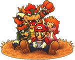  bowser game_boy game_boy_gallery handheld_game_console lowres luigi mario mario_(series) nintendo official_art princess_peach super_mario_bros. 