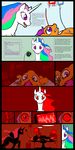  comic darkdoomer dialog duo english_text equine female feral friendship_is_magic horn horse magic mammal ms_paint my_little_pony pegasus pony princess princess_celestia_(mlp) royalty scootaloo_(mlp) surgery text torture winged_unicorn wings 