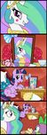  awkward comic crown cupcake dragon equine female feral flower food friendship_is_magic gift green_eyes group hair horn horse lipstick madmax male mammal multi-colored_hair my_little_pony pony portrait princess princess_celestia_(mlp) purple_eyes royalty scalie spike_(mlp) sweat twilight_sparkle_(mlp) winged_unicorn wings 