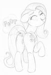  anus brainsister butt cutie_mark equine fart female feral fluttershy_(mlp) friendship_is_magic invalid_tag mammal my_little_pony nude one_eye_closed pegasus plain_background pussy sketch solo stinky white_background wings 