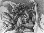  big cloaca dragon feral giant greyscale huge king macro monochrome mouth open_mouth relaxing reptile royalty saliva scalie sitting solo spread_legs spreading tired tongue wings yawn 