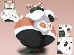  bear breasts female mammal morbidly_obese nken overweight panda pussy transformation 
