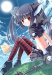  :3 cloud day kooh pangya papel sky solo thighhighs twintails wings xephonia 