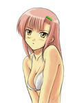  bikini blush breasts cleavage hairband hayate_no_gotoku! katsura_hinagiku medium_breasts minazuki_honoo pink_hair solo swimsuit yellow_eyes 