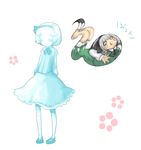  aiu bad_id bad_pixiv_id cosplay costume_switch hitodama konpaku_youmu konpaku_youmu_(ghost) role_reversal solo touhou 