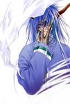  allen_(artist) blue_hair houshin_engi long_hair male_focus monster solo spoilers youzen 